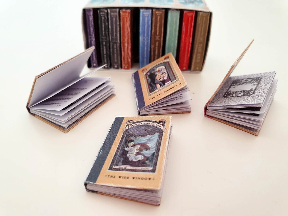 Printable A Series of Unfortunate Events Box Set Collection - Etsy