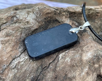 Shungite Protection Pendant Necklace Handmade in Devon