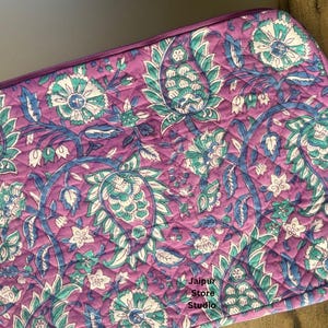 Bolsa para portátil, funda acolchada verde para iPad y tableta con forro de algodón, funda para MacBook, funda estética para portátil, funda para portátil, oferta de Pascua