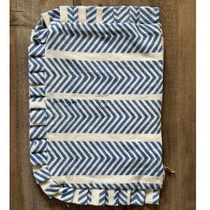 Cotton Cosmetic Block Printed Pouches