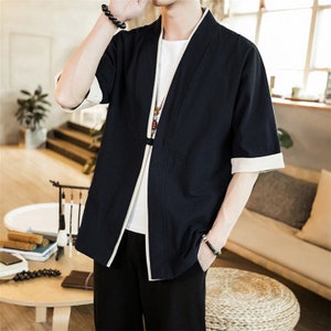Kimono cardigan men clearance