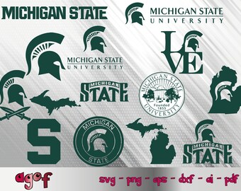 Msu Svg Etsy