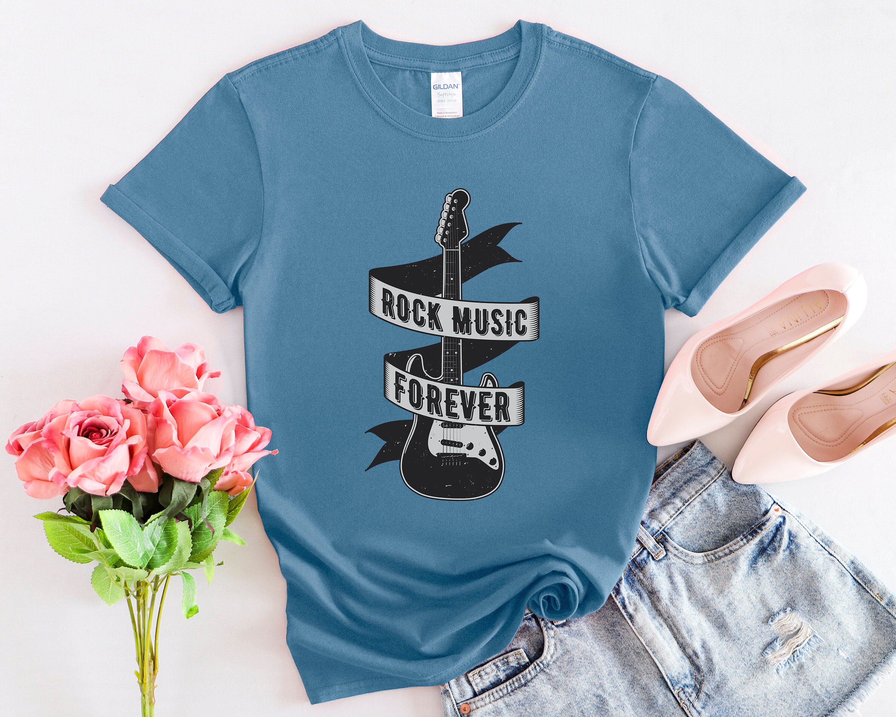 Discover Rock Music Forever Shirt, Music Shirt, Bangtan T-Shirt