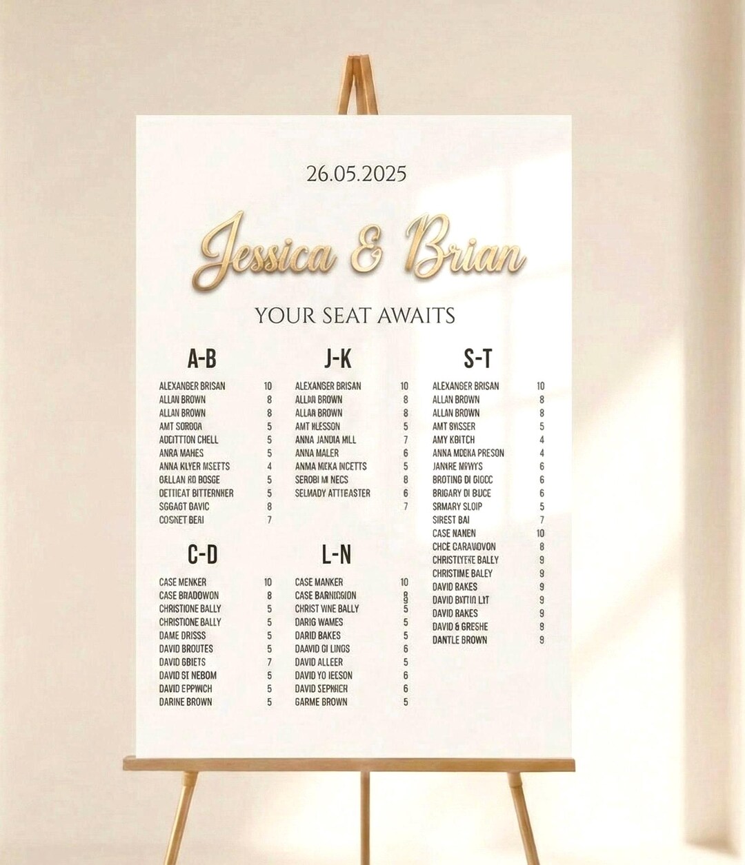 Seating Letters Wedding Seating Chart, Find Your Seat Sign: 3D Letters - Etsy