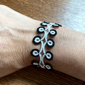 Shuttle Tatted Pulsera Gargantilla Patrón PDF Joyería hecha a mano