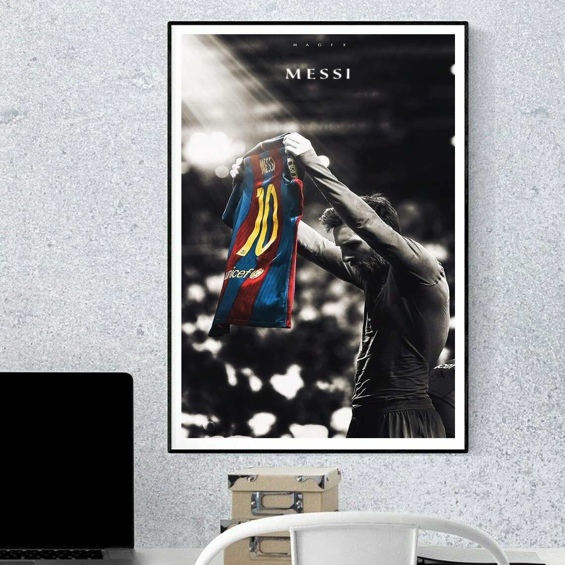 Lionel Messi Sports Poster