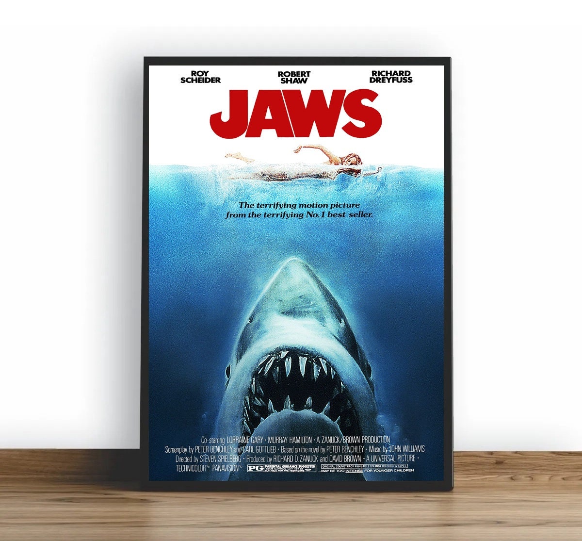 Discover Jaws Movie Poster For Living Room Home Decor ()