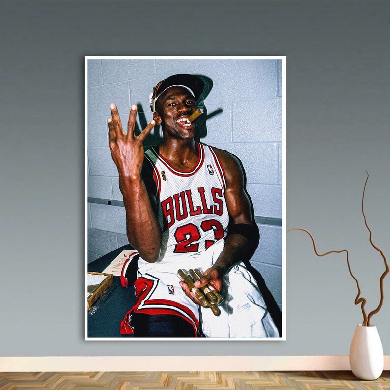 Dennis Schröder Leinwand Poster 30x45cm - Moderne Wandkunst Basketball Dekoration