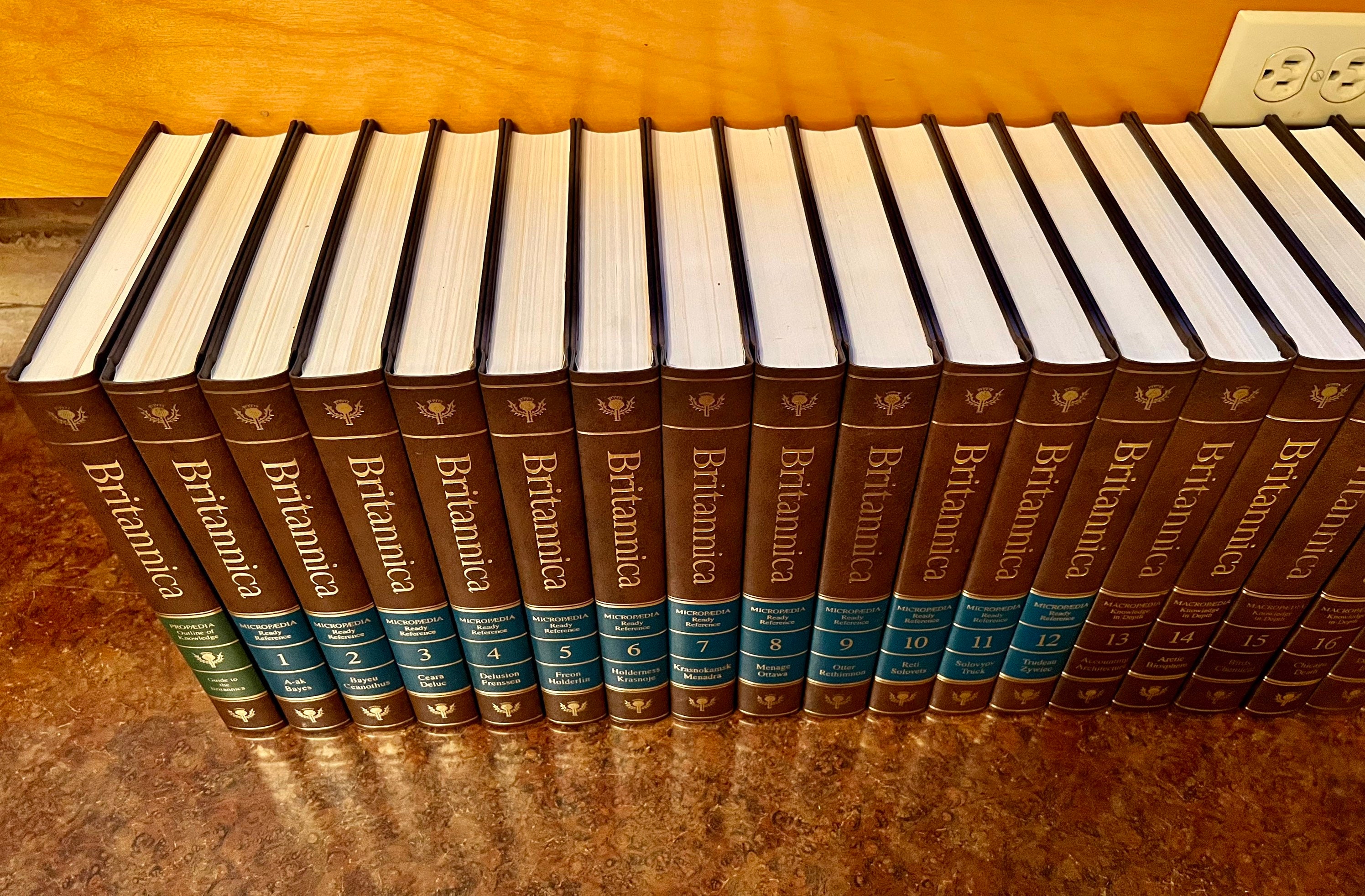 Vintage Encyclopedia Britannica Complete Set of 32 Volumes Etsy Canada Vintage Encyclopedia Britannica Complete Set of 32 Volumes Etsy Canada