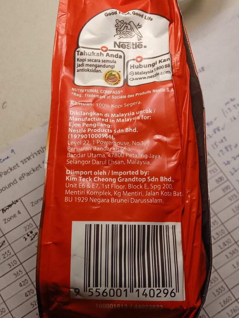 Nescafe Classic 100 Gram Instant Coffee Arabica Robusta Etsy