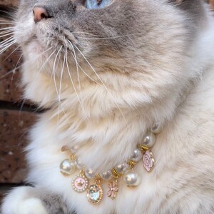 Chanel Style Pearl Fashion Pet Collar/Necklace