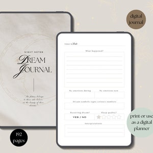 Dream Journal: Guided Dream Diary | Record Your Dreams, Identify Patterns and Tap Into Your Subconscious Thoughts | Interpret Your Dreams