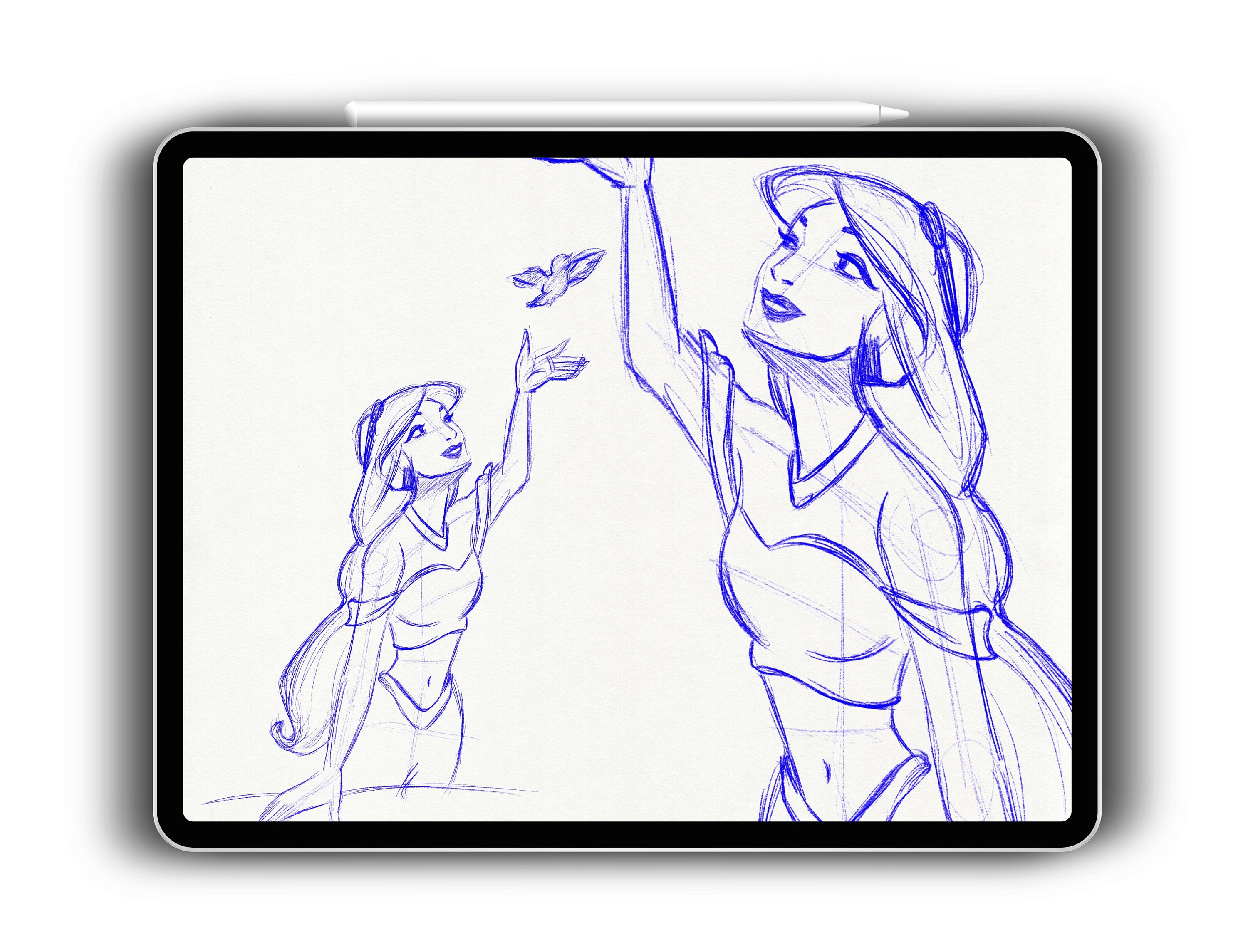 Ballpoint Pen Brushes for Procreate Digital Ballpoint Pen Etsy