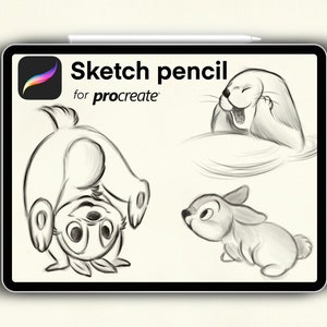 Procreate 用スケッチ ブラシ | デジタル スケッチ ブラシ | スケッチ ブラシ | スケッチ Procreate ブラシ