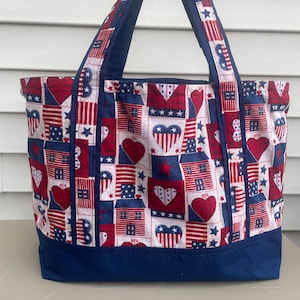 Reusable Shopping Bag American Country Market Bag
