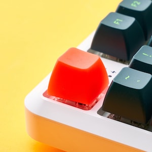 Artisan Keycap, Keycap, Frosted Orange Keycap, Keycap Handmade SA Schlüsselkappen für Cherry MX Mechanische Gaming Tastatur | Geschenk für ihn