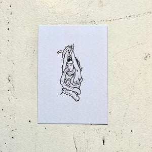 Postkarte : Tentakel (hängend)