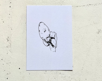 Pocztówka: deptanie