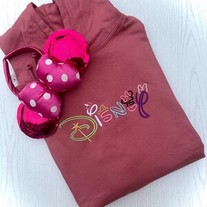 Disneyy park girly icons Embroidered Unisex top T-shirt Sweatshirt Hoodie