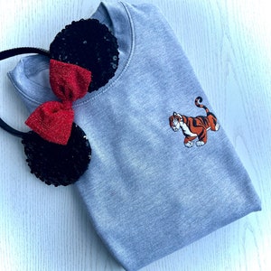 Rajah Aladdin tiger Embroidered Unisex top T-shirt Sweatshirt Hoodie