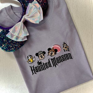 Fab 4 Haunted Mansion Halloween Embroidered Unisex top T-shirt Sweatshirt Hoodie