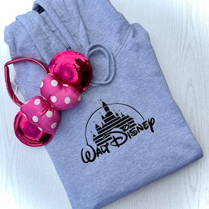 Walt Disneyy Logo Embroidered Unisex top T-shirt Sweatshirt Hoodie