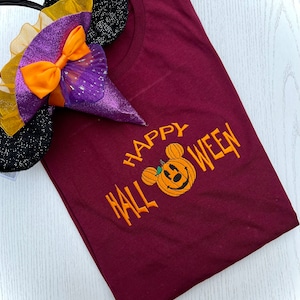 Mickey Disney Halloween party Embroidered Unisex top T-shirt Sweatshirt Hoodie