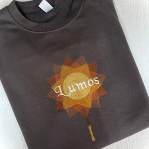 Lumos Magic Wand Potter Embroidered Unisex top T-shirt Sweatshirt Hoodie