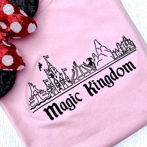 Magic Kingdom Embroidered Unisex top T-shirt Sweatshirt Hoodie