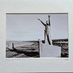 Manannan Mac Lir - B&W Mounted Print