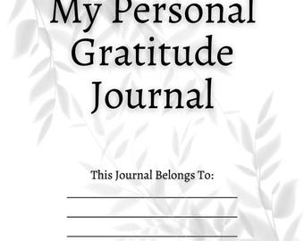 Diario de gratitud, descarga digital, cuaderno de ejercicios de autocuidado, hojas de trabajo de reflexión sobre atención plena, indicaciones diarias, semanales y mensuales, crecimiento personal.