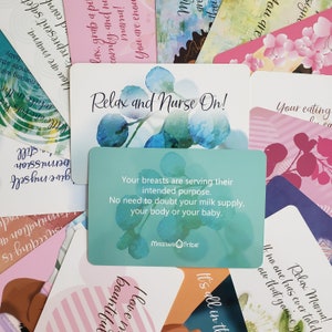 Breastfeeding Affirmation Cards - Positive Nursing Mom Encouragement, New Parent Gift