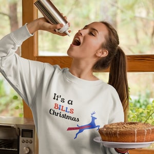 Unisex Heavy Blend Crewneck Sweatshirt, Buffalo Bills Christmas, Bills Mafia