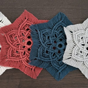 Macrame Mandala Coaster | Home Decor | Placemat | Handmade