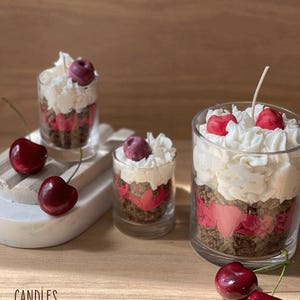 Cherry Pie Dessert Candle: Von Speisen inspirierte Duftkerze