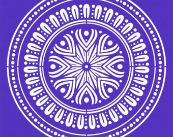 STENCIL MANDALA 30X30-36
