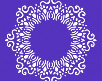 STENCIL MANDALA 30X30-35