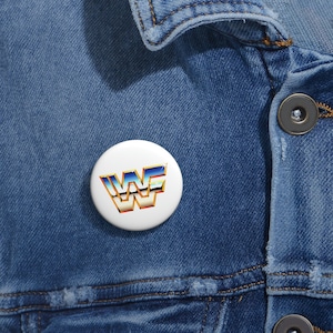 WWF Custom Pin Button
