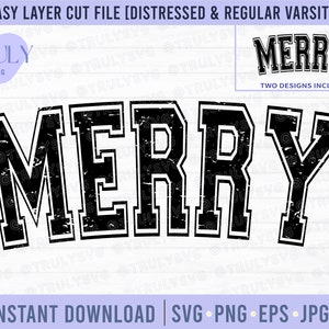 Merry Varsity SVG, Merry Christmas SVG, Merry varsity sublimation, christmas svg, christmas vibes svg png digital download clip art cricut