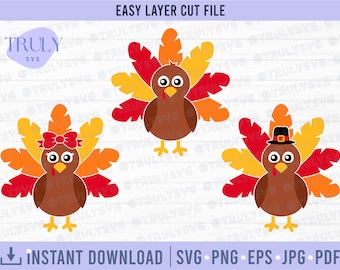 Pavo SVG, pavo de Acción de Gracias SVG, pavo de Acción de Gracias svg, paquete de Acción de Gracias svg, clip art de pavo, svg de otoño, signo de otoño svg, otoño svg