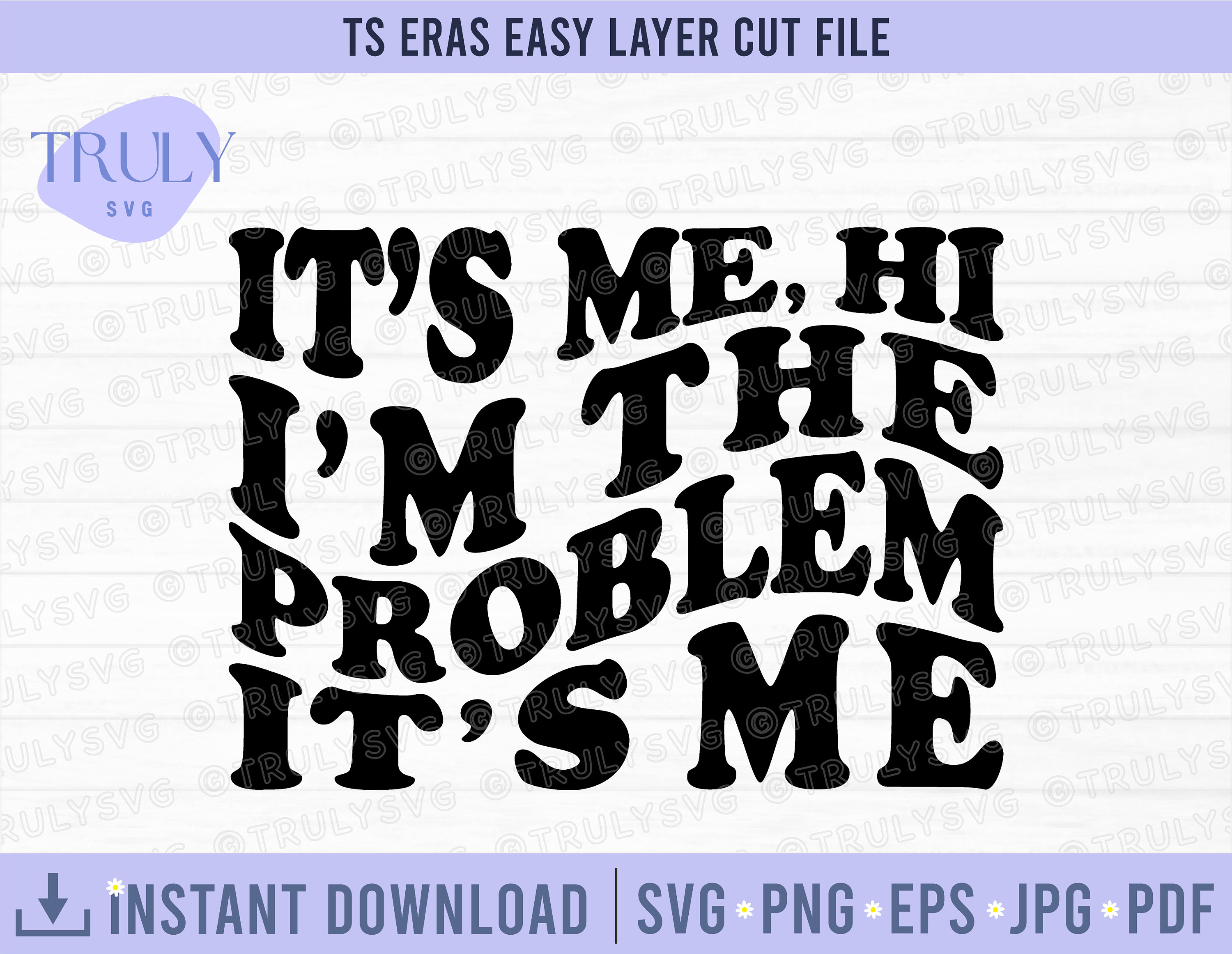 It'Me. Hi I'm the Problem It's Me Svg Graphic by Smart Crafter