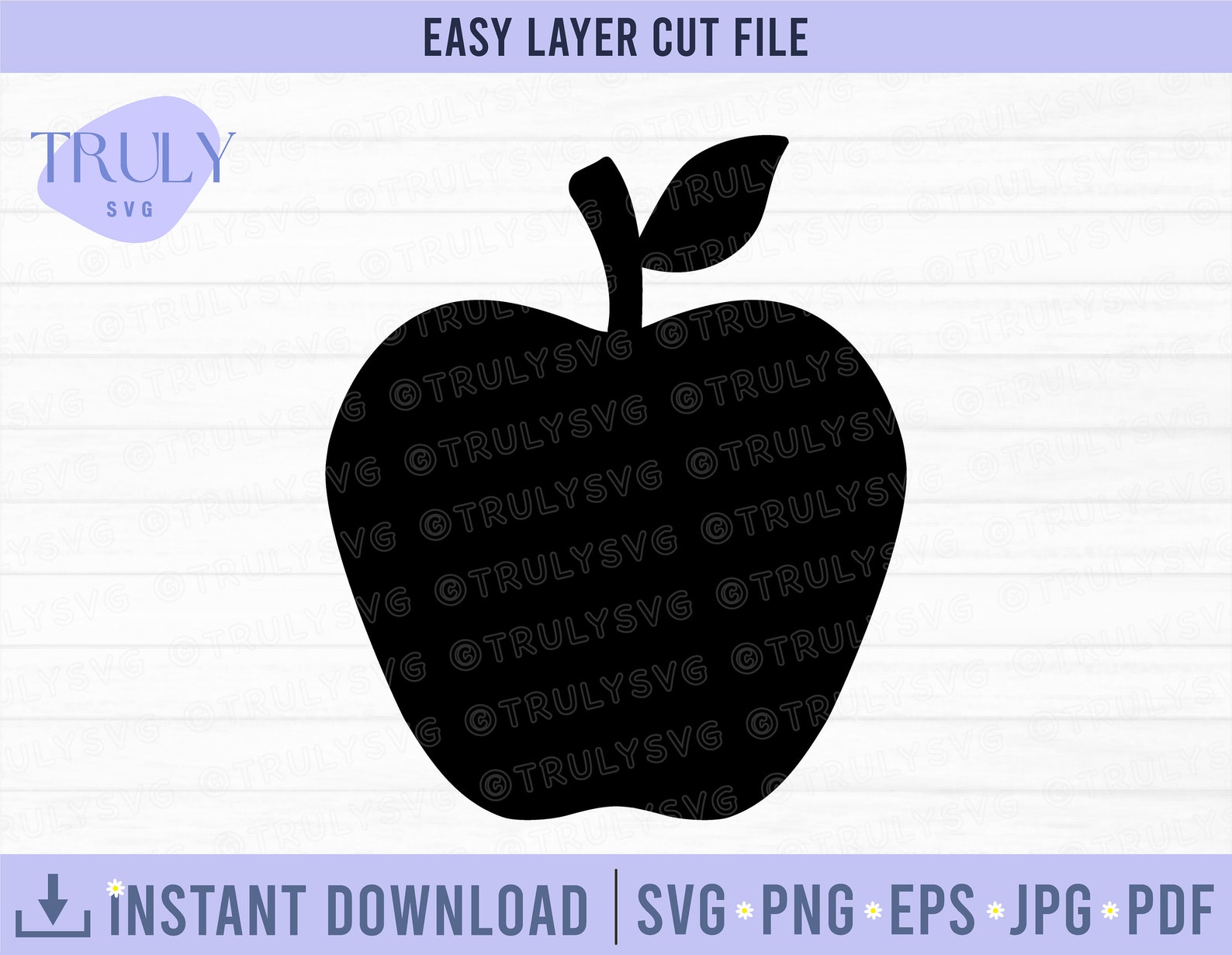 Apple SVG Apple Cricut Svg Apple Clipart Svg Teacher - Etsy