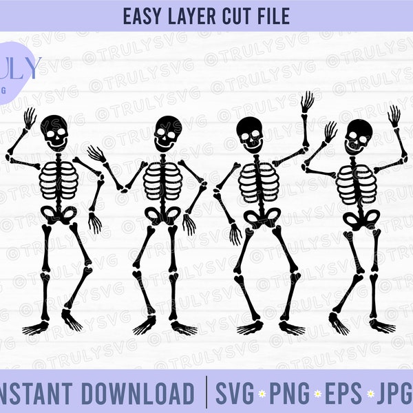 Dancing Skeleton SVG, Halloween Skeleton SVG, Skeleton SVG, skull svg, spooky season vibes funny halloween cricut skeleton dance clipart png