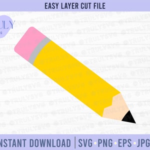 Lápis SVG, Clip Art de lápis, Professor SVG, lápis escolar svg, escola svg, arquivo de corte de lápis, vetor de lápis, arquivo de corte de volta às aulas, lápis svg