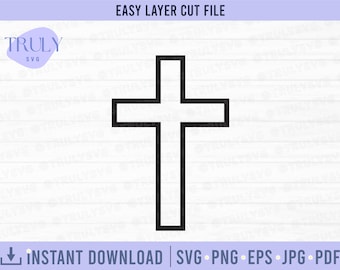 Cross SVG, Christian Cross SVG, Catholic Svg, Cross silhouette, Cross Cricut, Cross cut file, Crosses svg Christian Cross Clip Art Cross svg