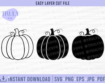 Pumpkin svg, fall svg, thanksgiving svg, halloween svg, pumpkin cut file, pumpkin clip art, autumn svg, svg files for cricut png sublimation