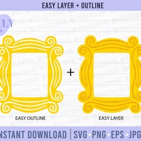 Friends Door Frame - Etsy