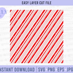 Candy Cane Pattern SVG, Candy Cane Stripe SVG, SVG Candy Cane, Noël svg, svg hiver, candycane svg, candycane cricut coupe fichier silhouett
