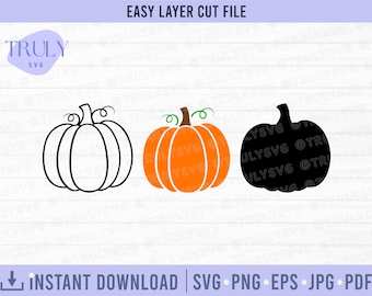 Pumpkin svg, fall svg, thanksgiving svg, halloween svg, pumpkin cut file, pumpkin clip art, autumn svg, svg files for cricut png sublimation