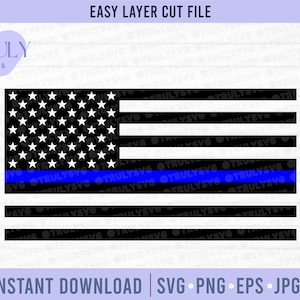 Police Flag svg, Thin Blue Line SVG, USA flag, american flag svg, american flag png , American flag svg, Back the blue svg, police wife svg